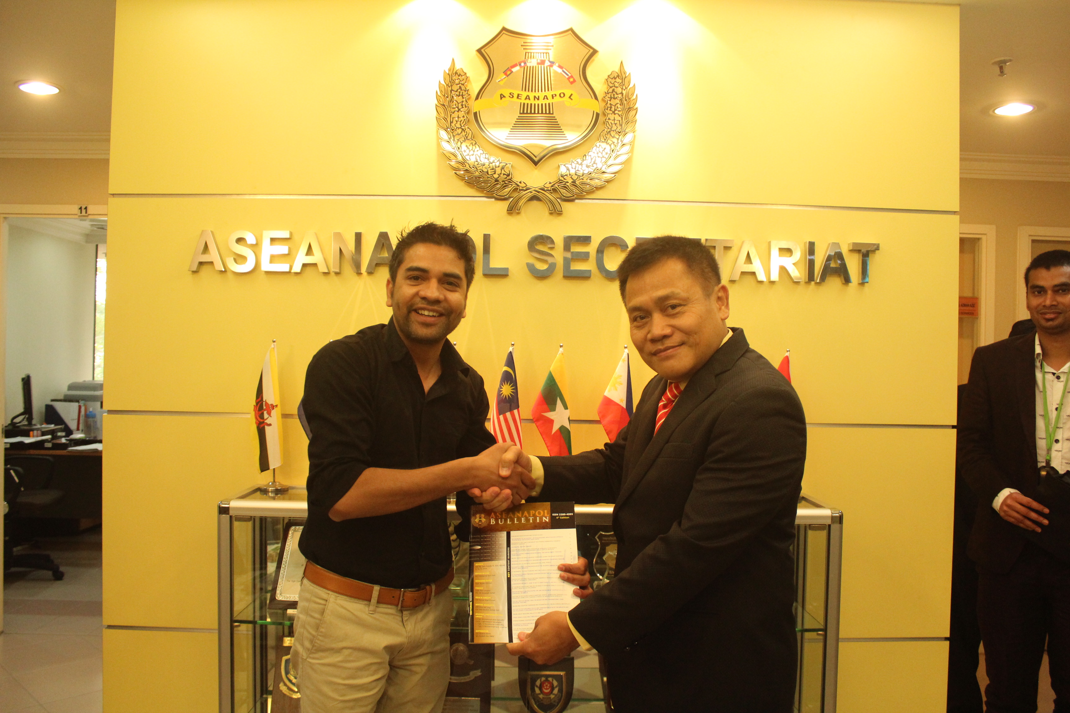 ndia officials visited ASEANAPOL SECRETARIAT at Malaysia